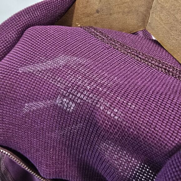 Patagonia Shirt Womens XS Burgundy Active Quarter Zip Long Sleeve Crop - Picture 3 of 11